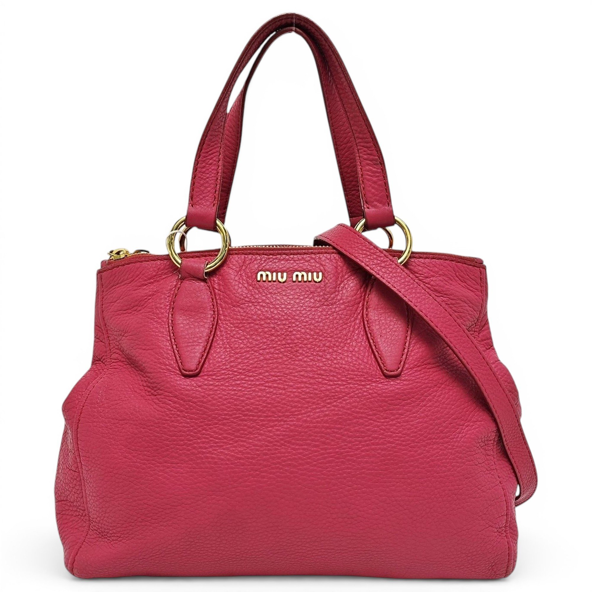 Leather handbag