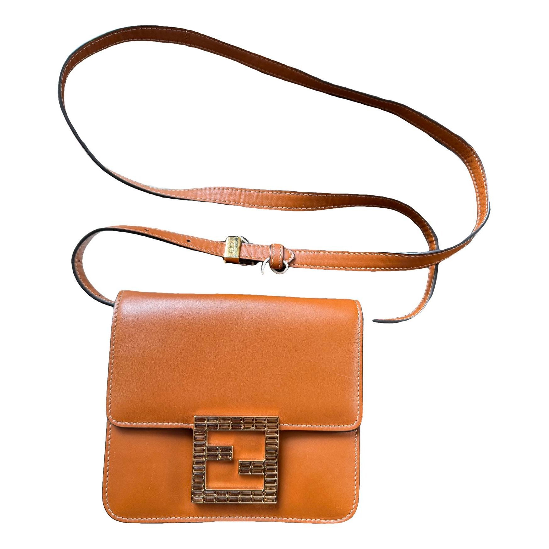 Leather crossbody bag