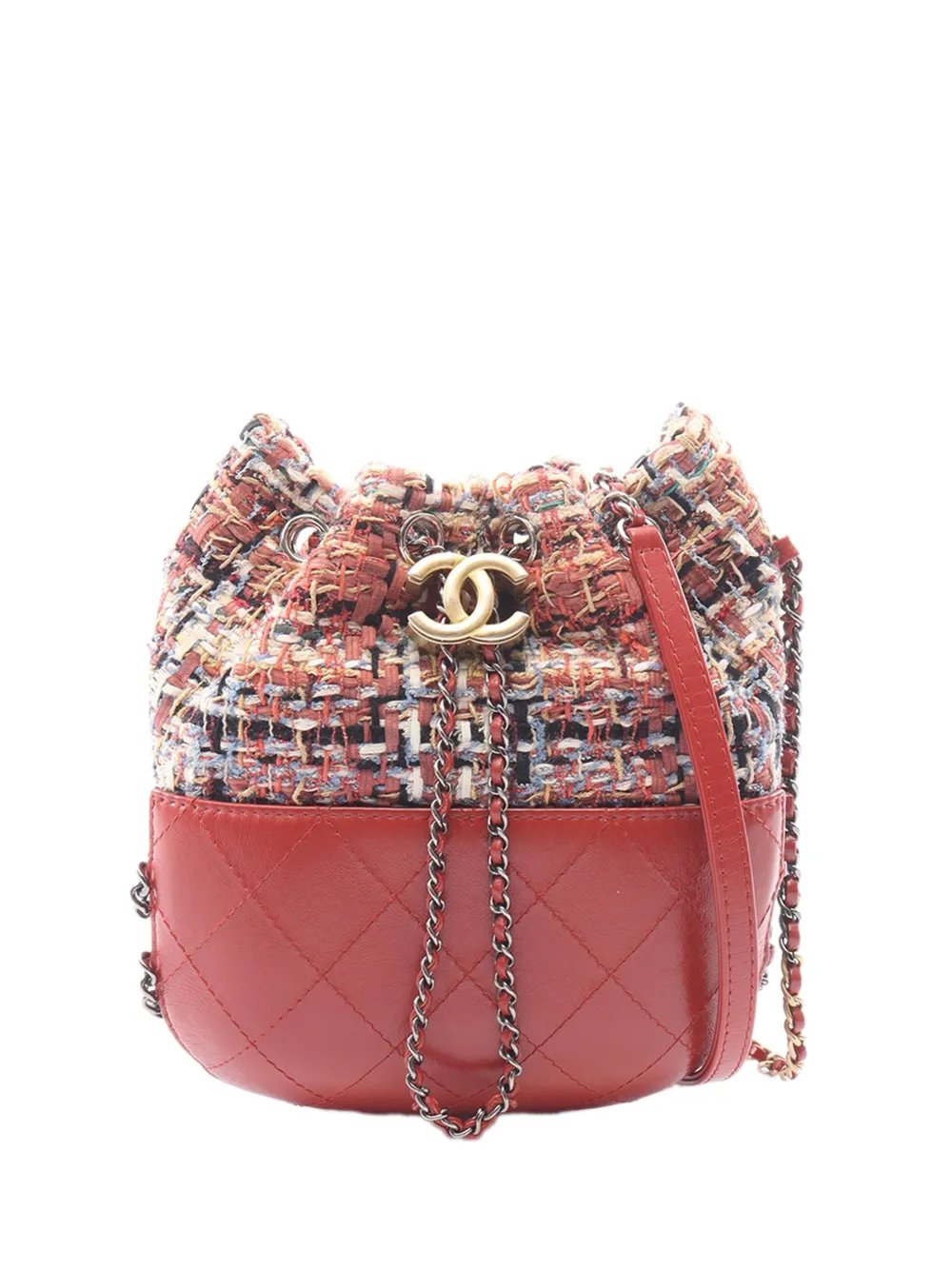 2018 Tweed Gabrielle Drawstring crossbody bag