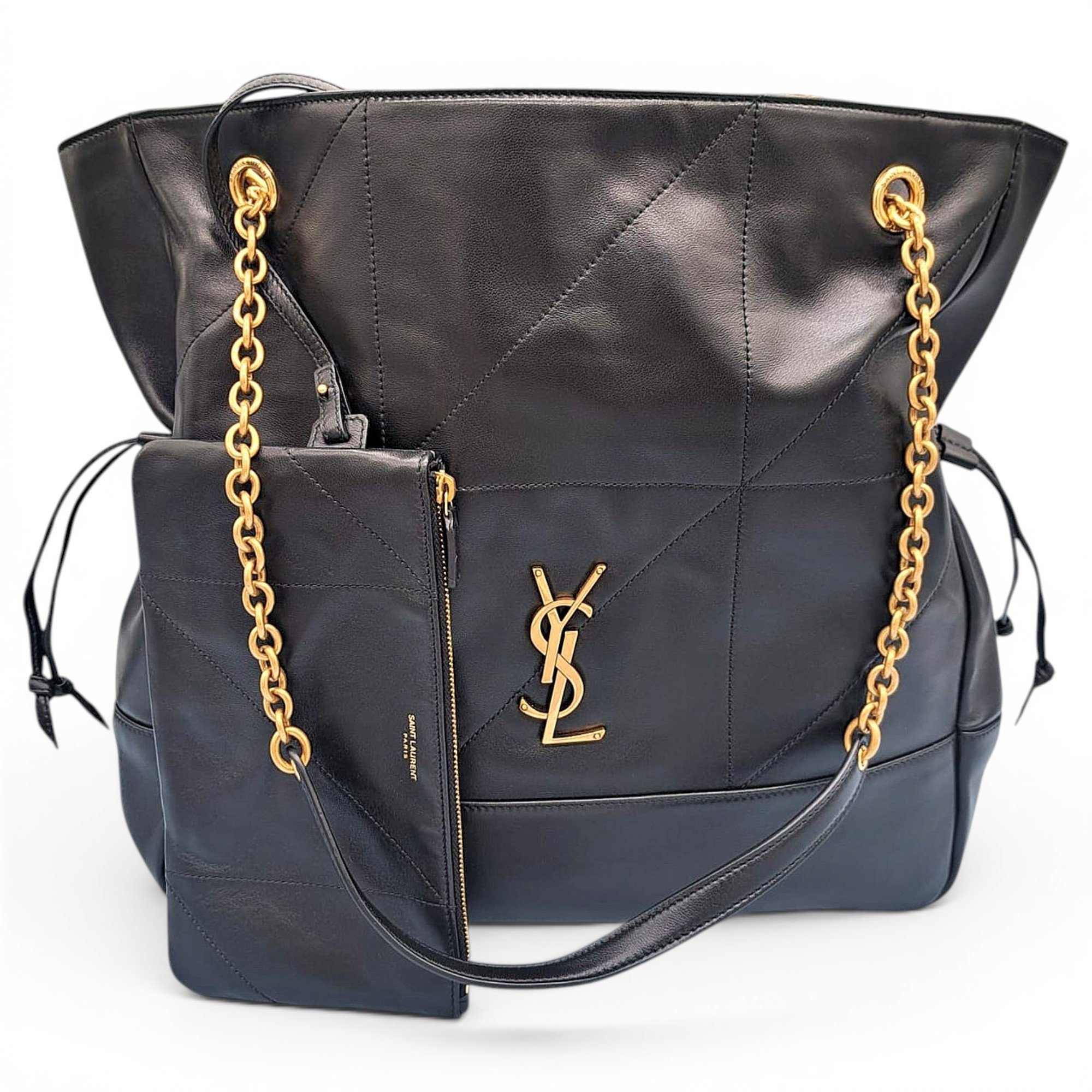 Leather tote
