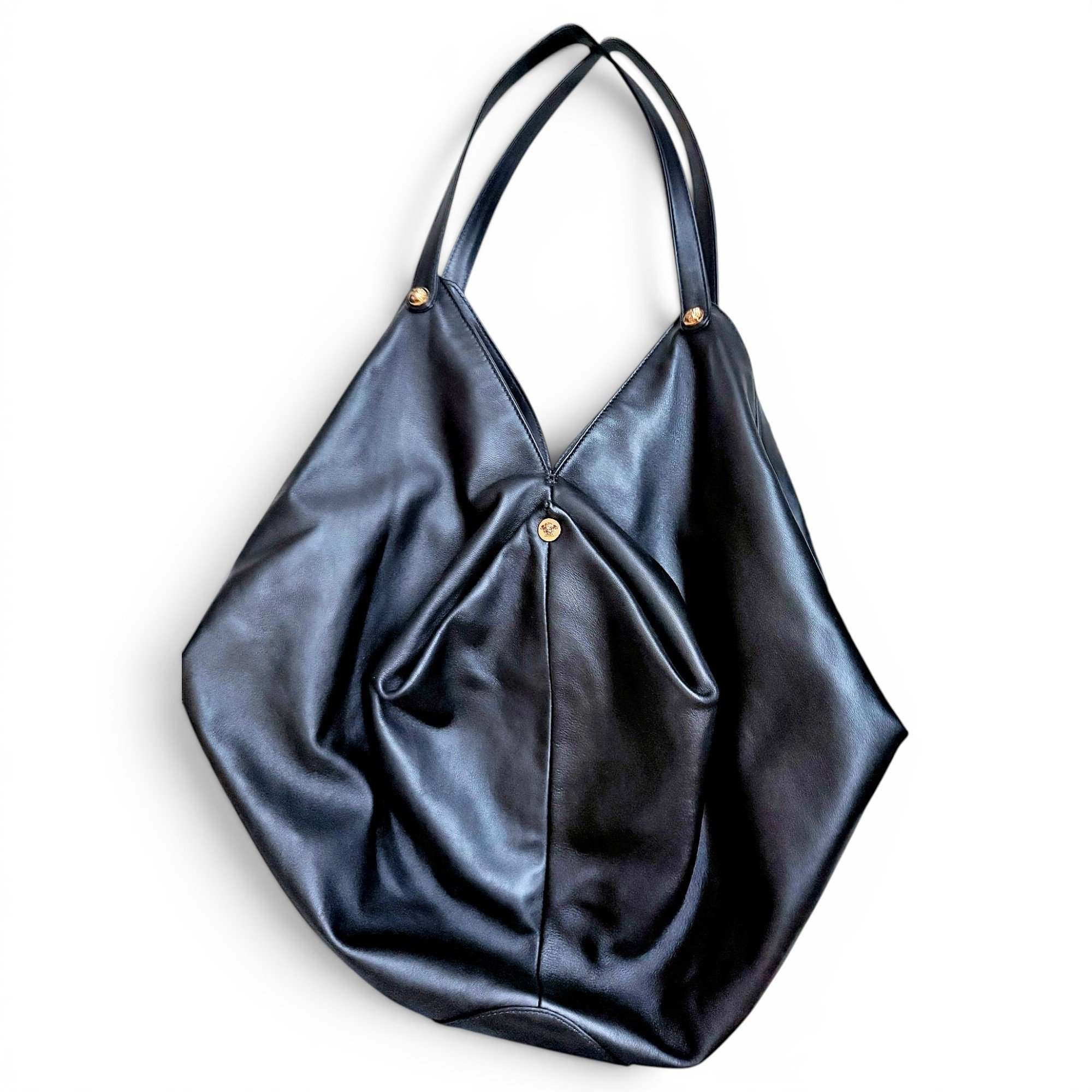 Leather tote