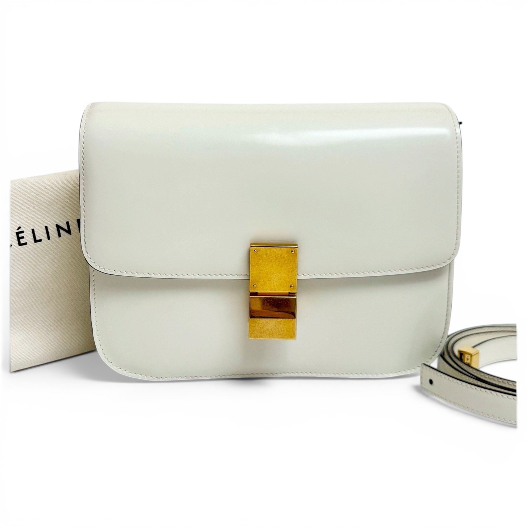 Classic leather handbag