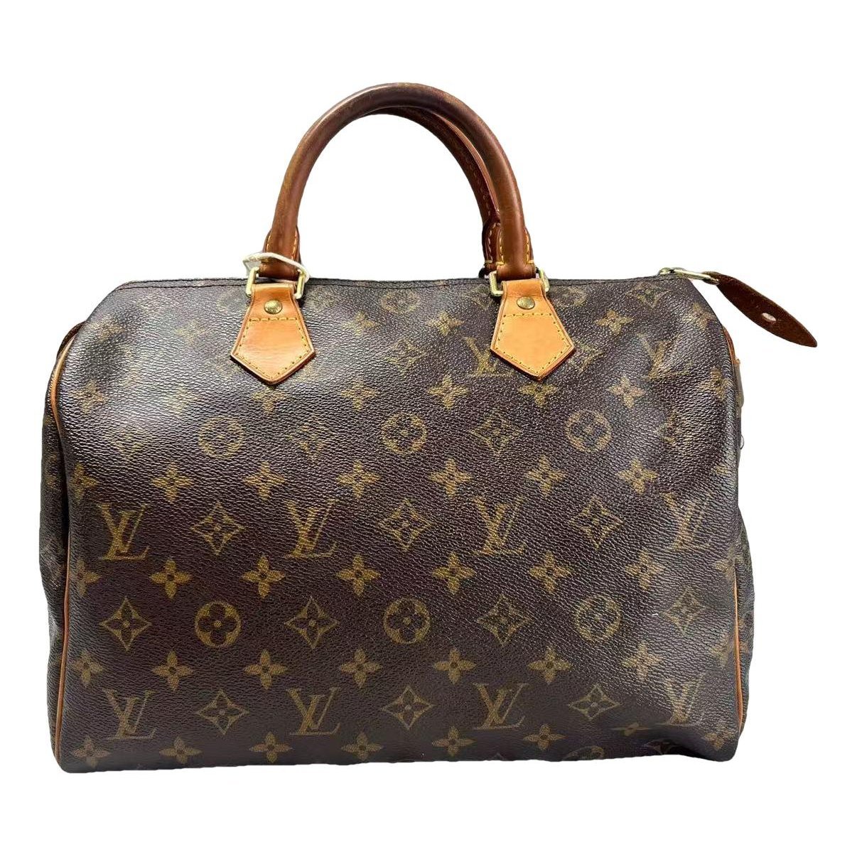 Speedy leather handbag