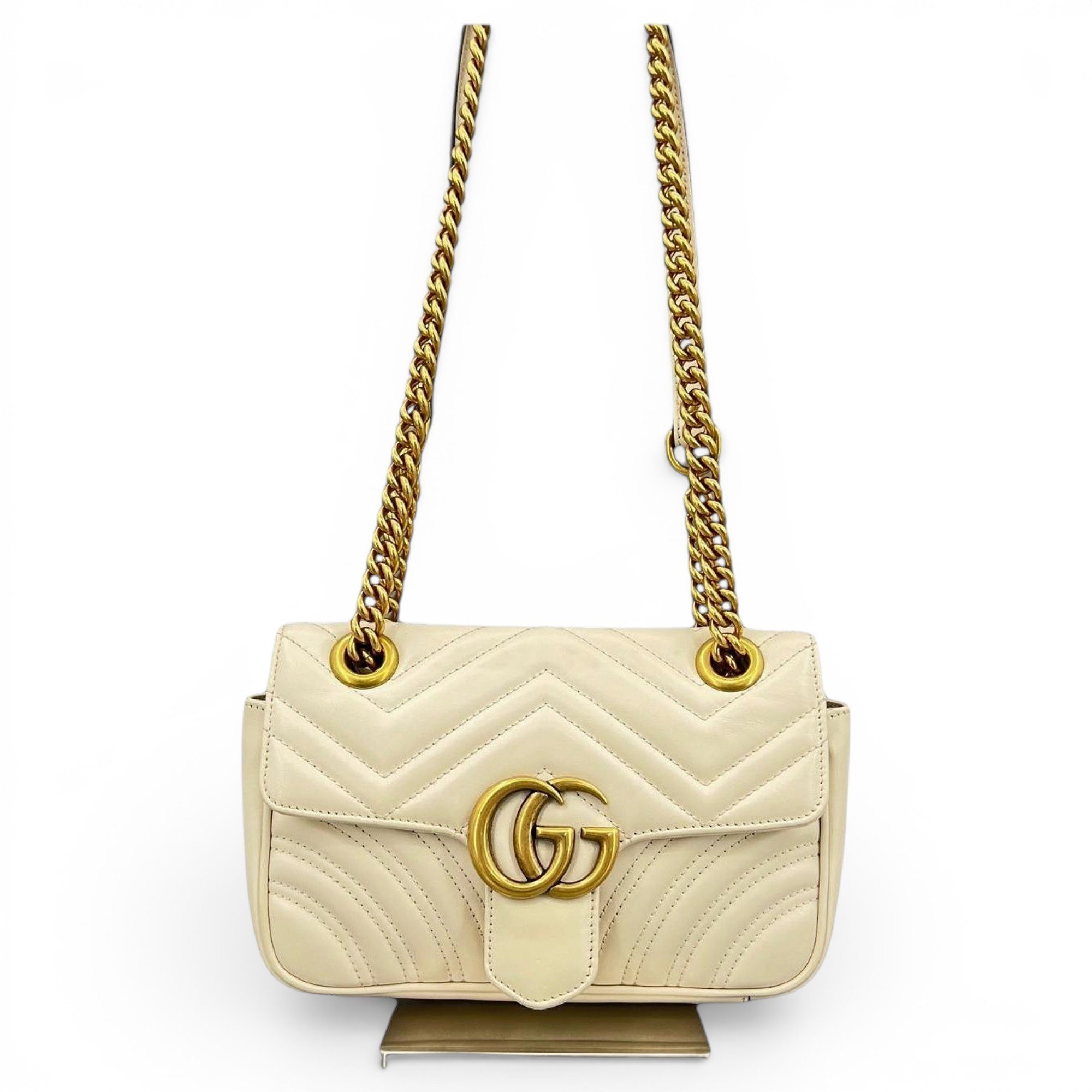 GG Marmont Flap leather handbag
