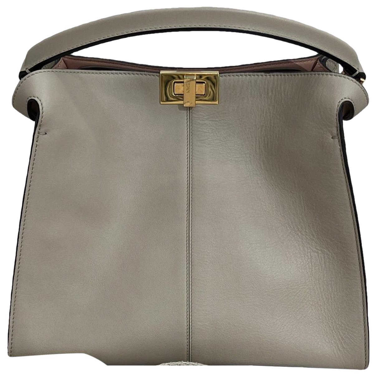 Peekaboo leather handbag