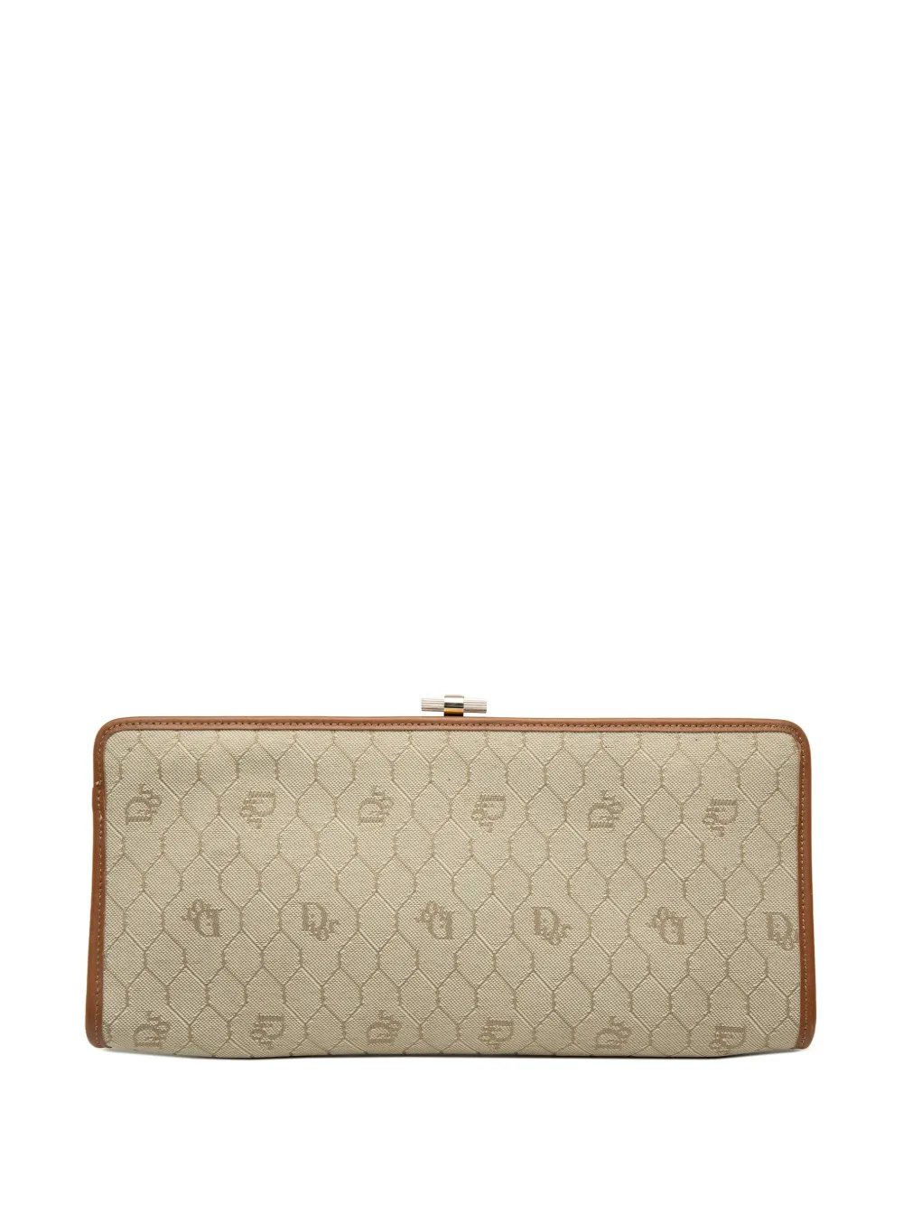 20th Century Honeycomb Coated Canvas clutch bag