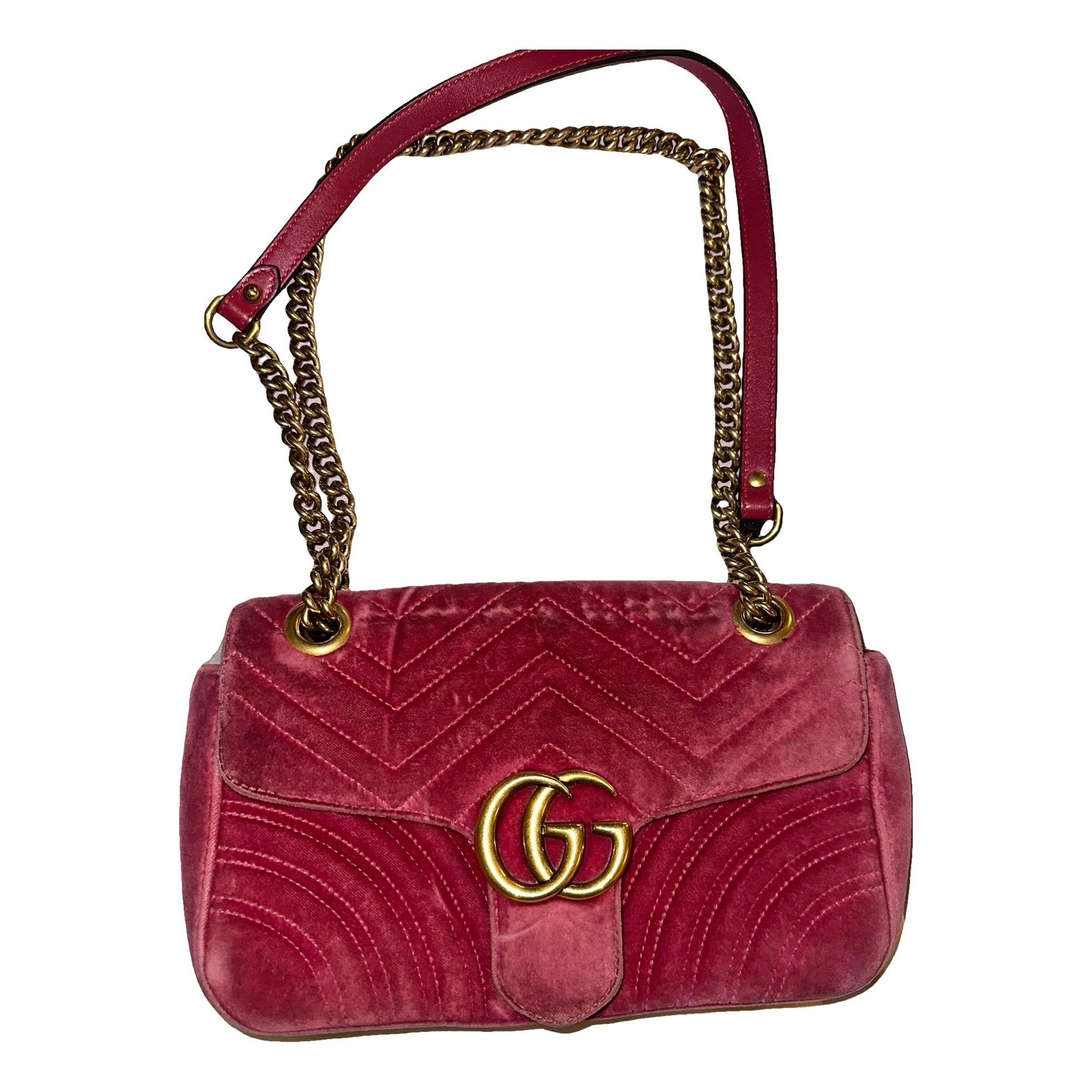 Marmont velvet clutch bag