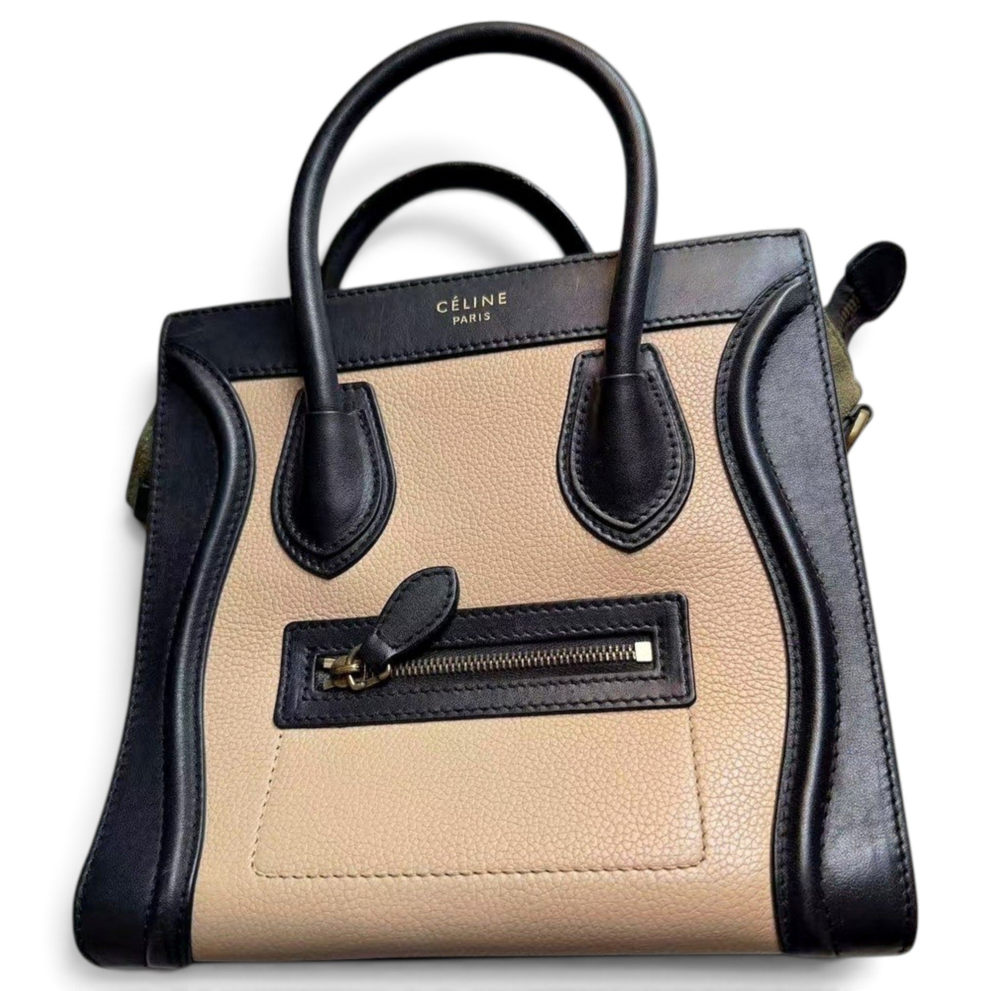 Luggage leather handbag
