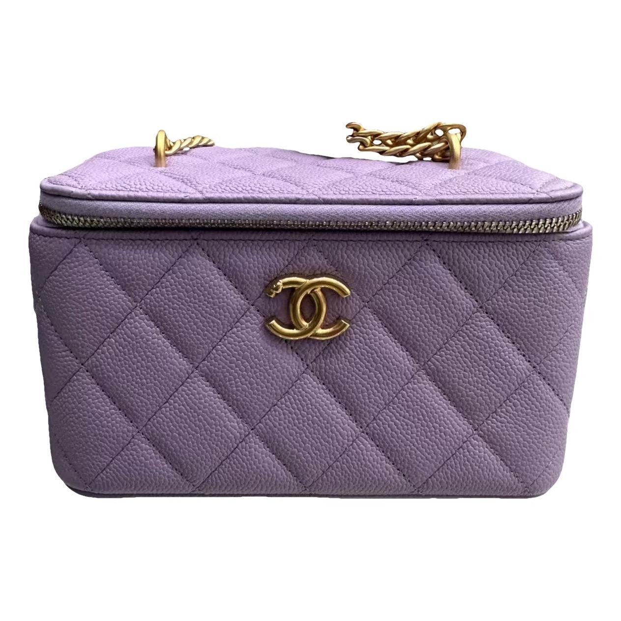 Trendy CC Vanity leather handbag