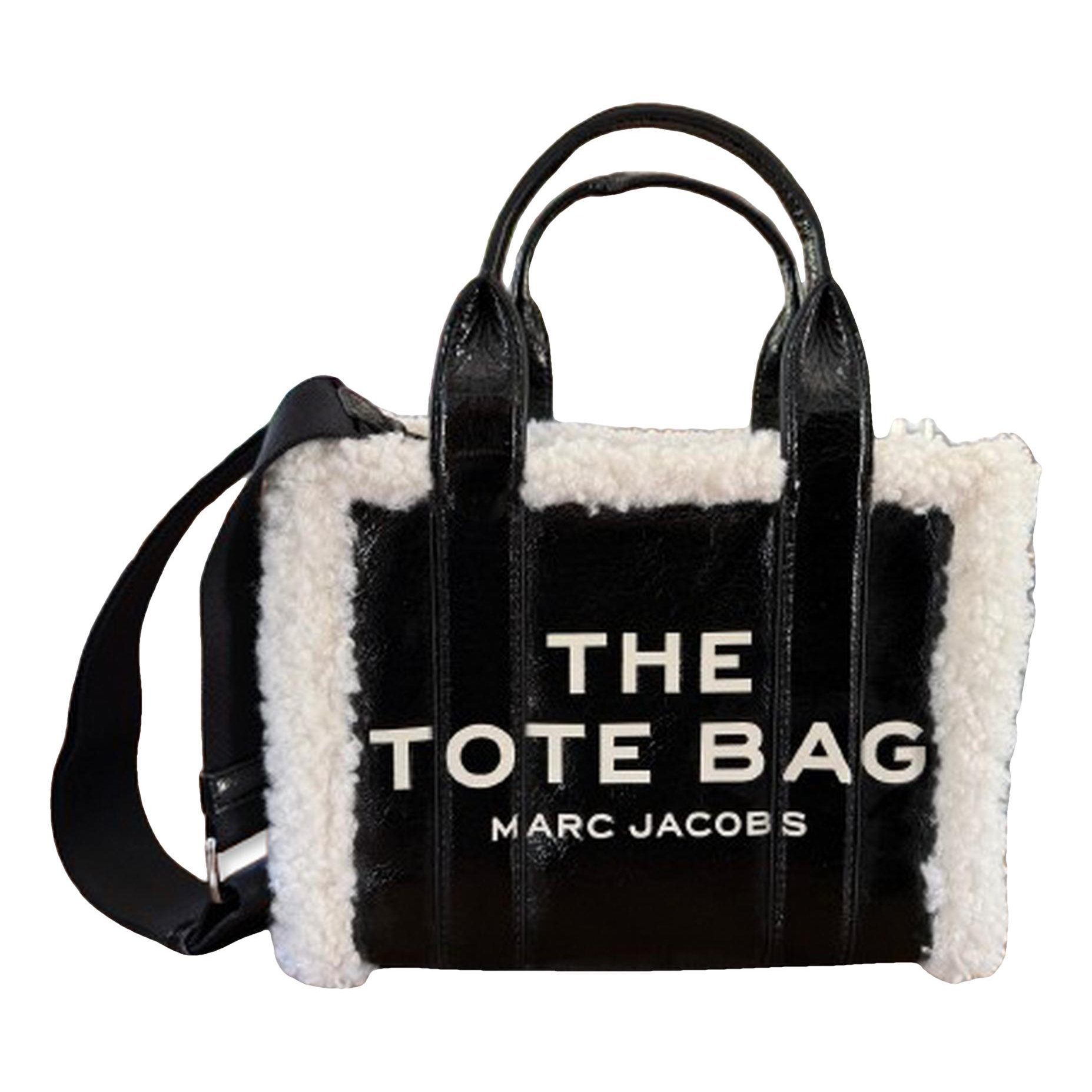 Patent leather tote