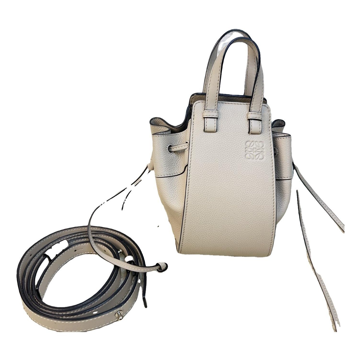 Hammock leather handbag