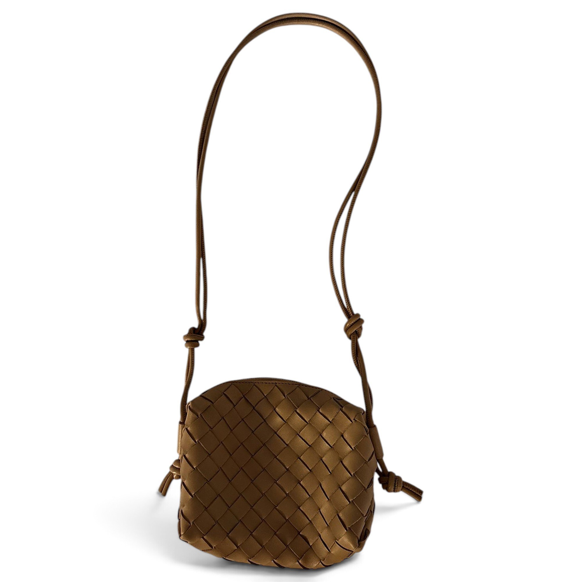 Loop leather crossbody bag