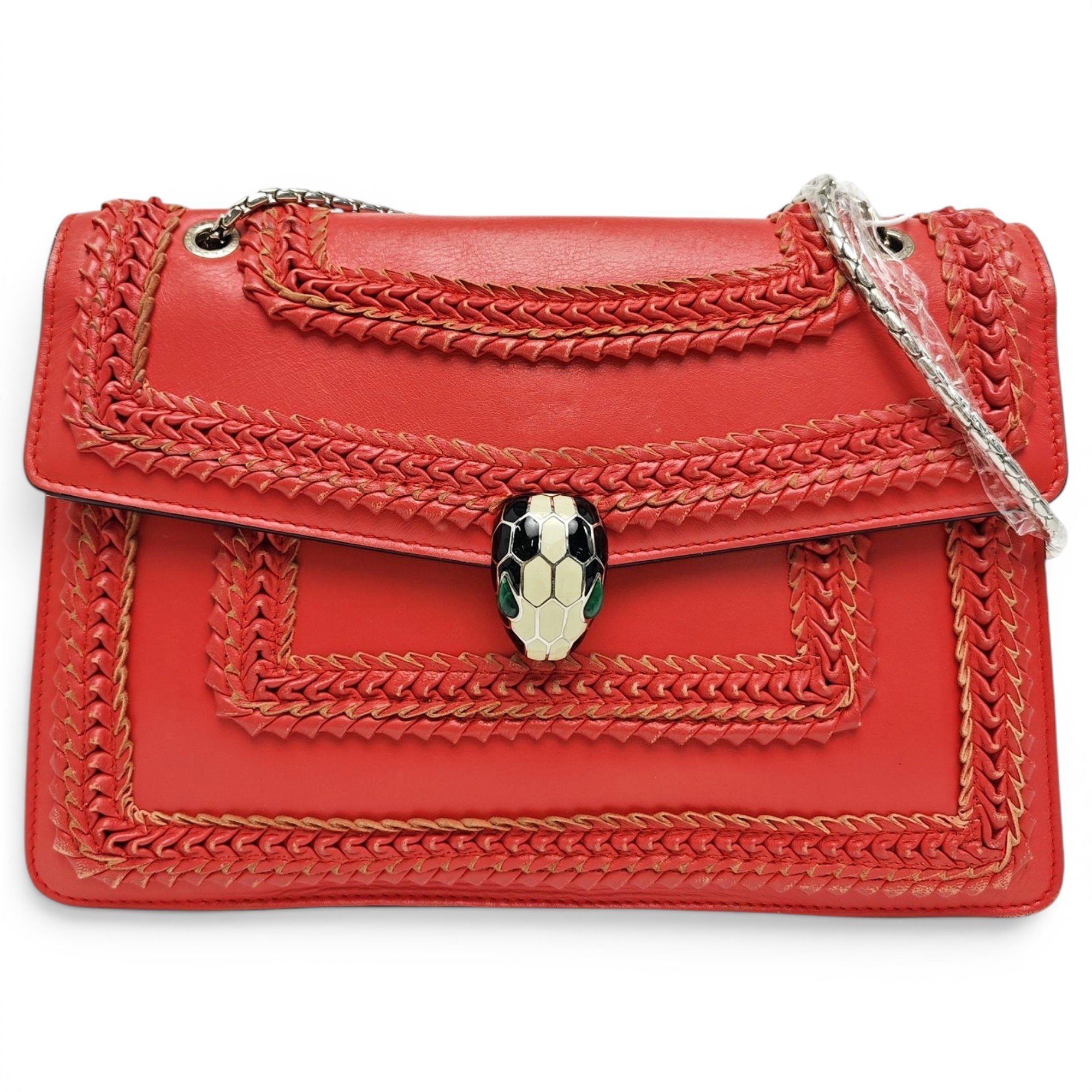 Serpenti leather crossbody bag