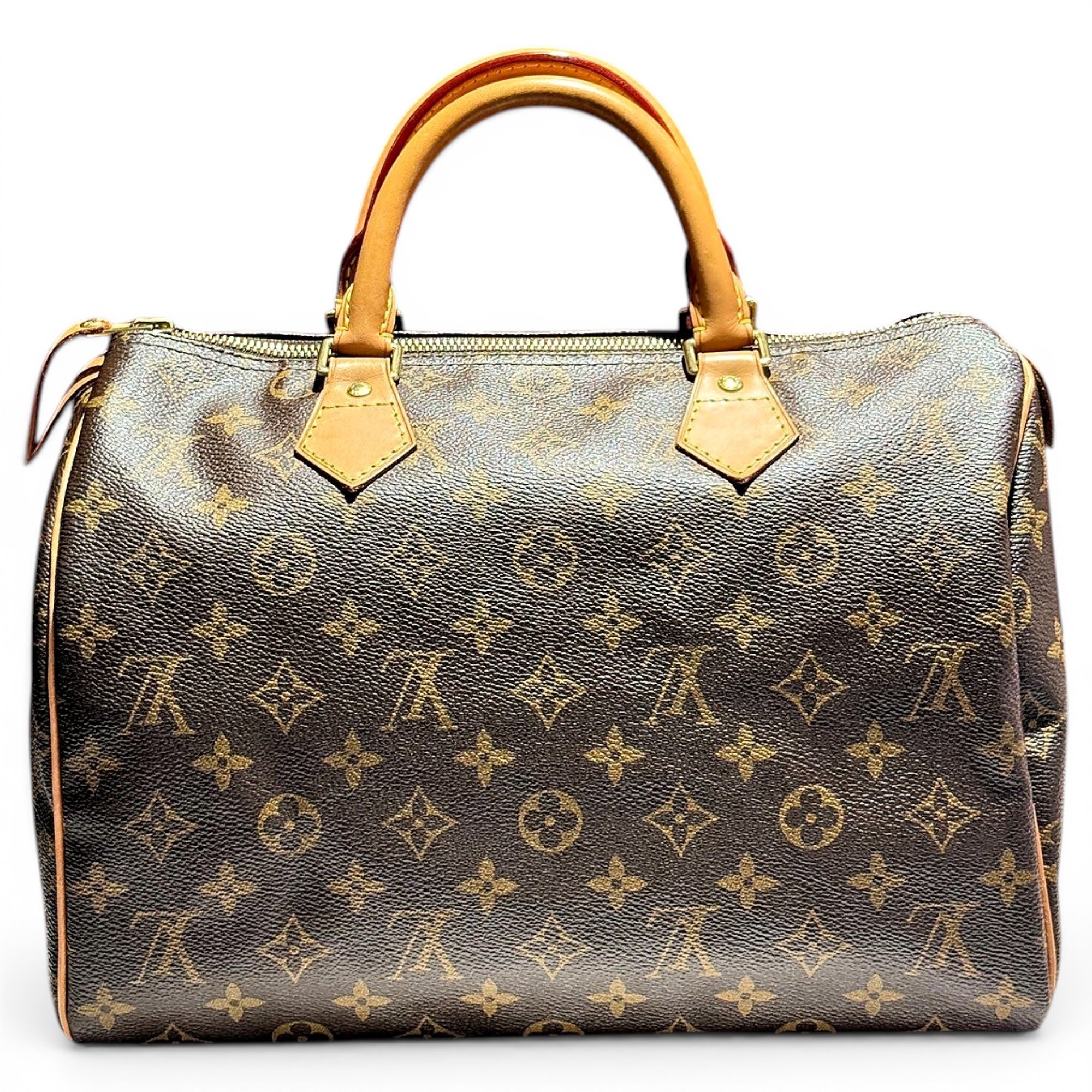 Speedy leather handbag