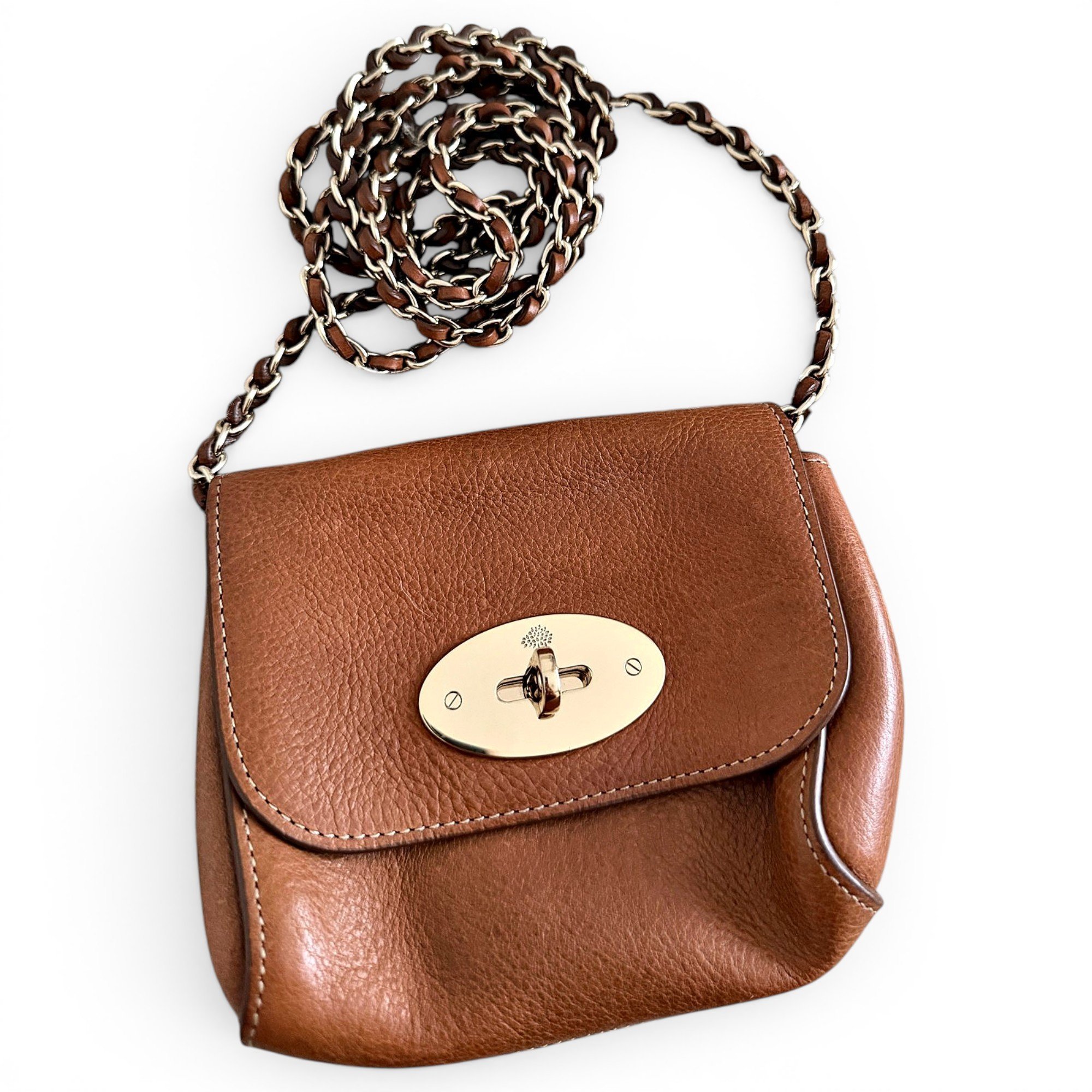 Lily leather crossbody bag