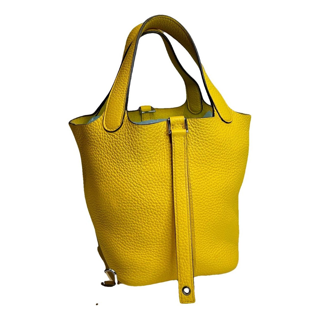 Picotin leather tote