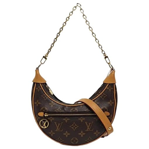 Loop leather crossbody bag