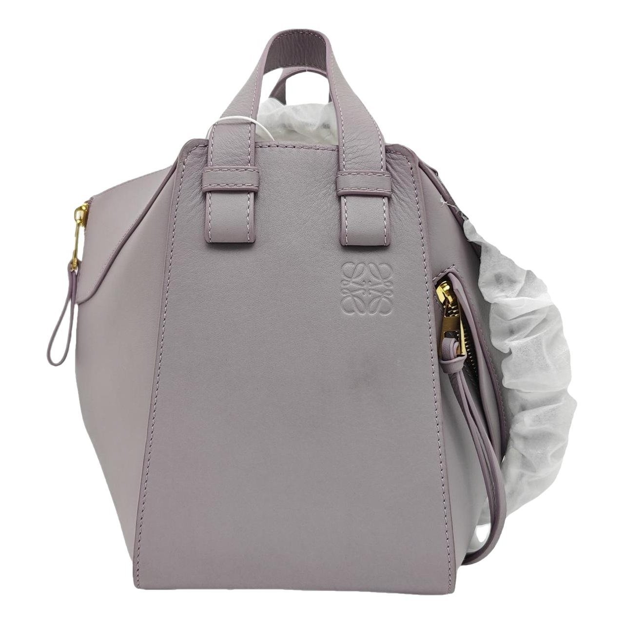 Hammock leather handbag