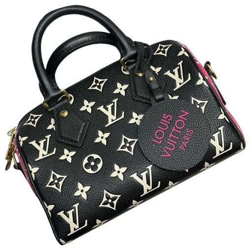 Speedy leather handbag