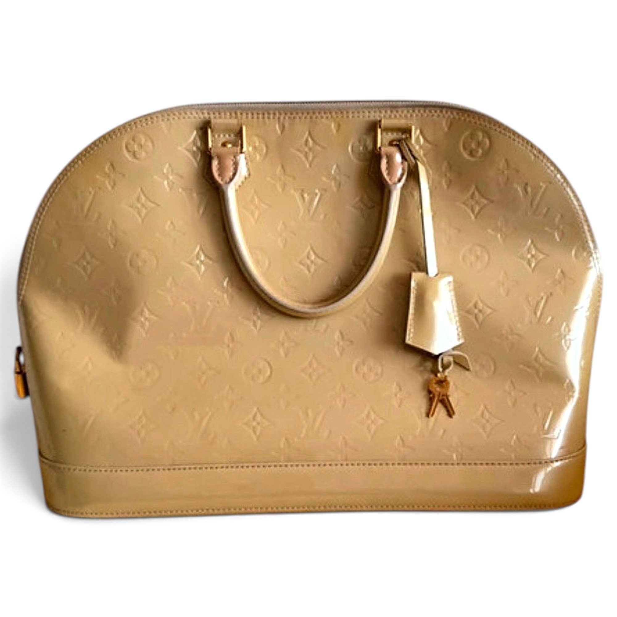 Alma patent leather handbag