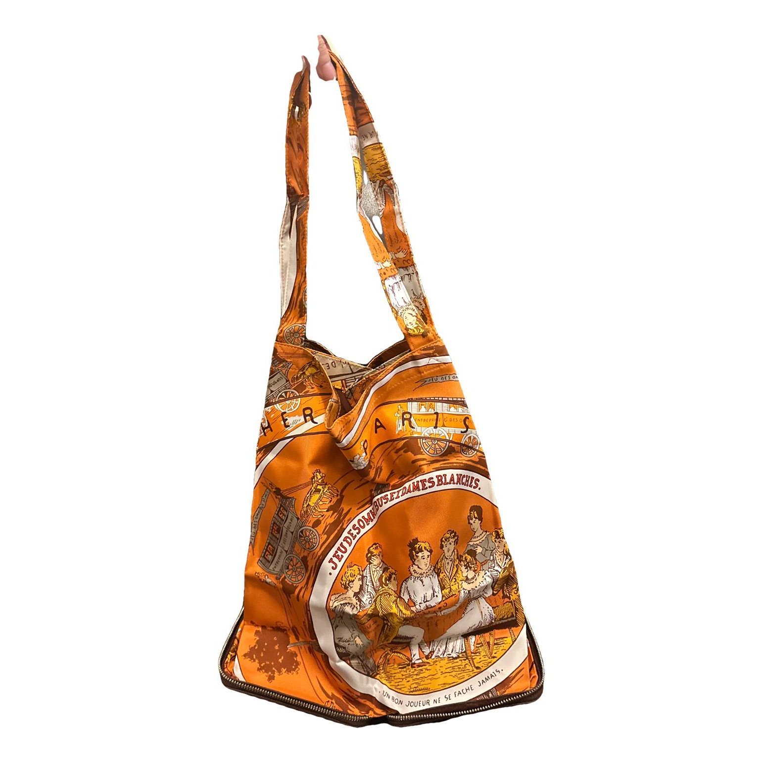 Hermes Silky POP Handbag Orange