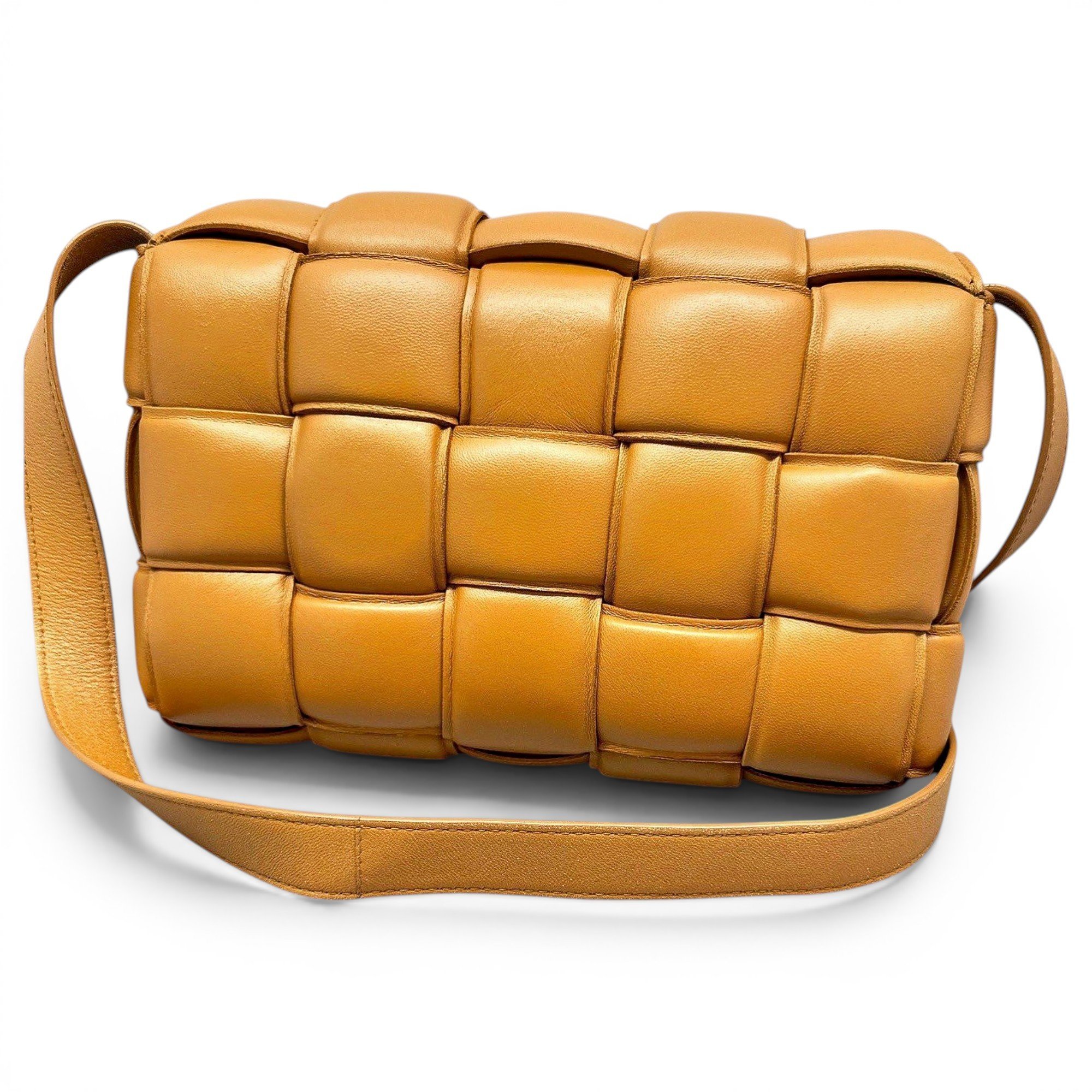 Cassette Padded leather handbag