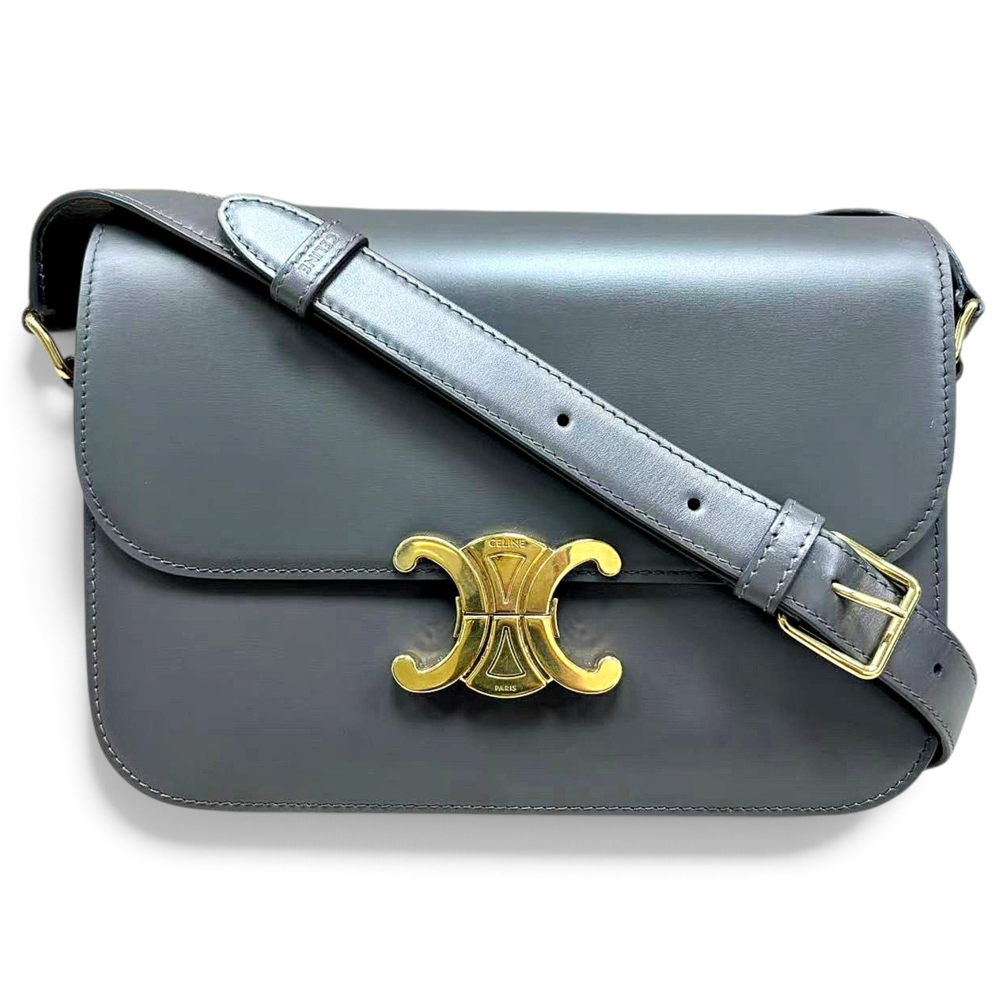 Triomphe leather handbag