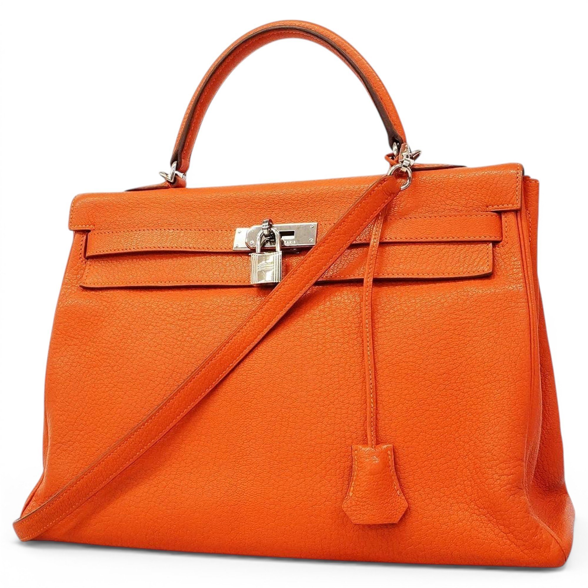 Kelly 35 leather handbag