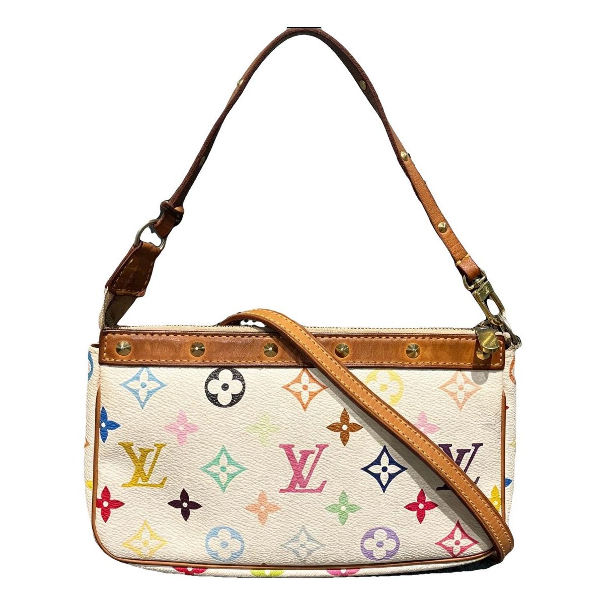 Pochette Accessoire leather handbag