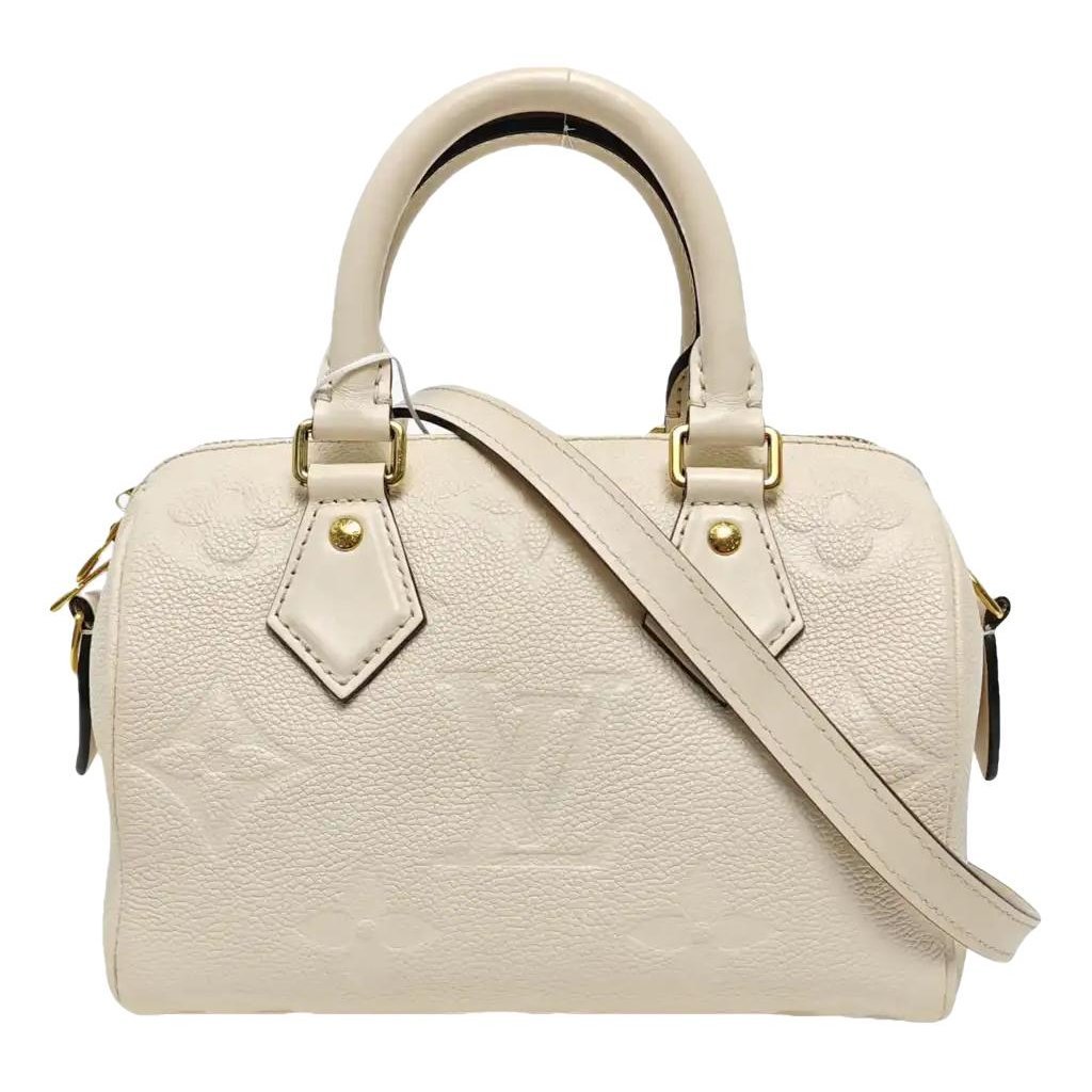 Nano Speedy / Mini HL leather handbag