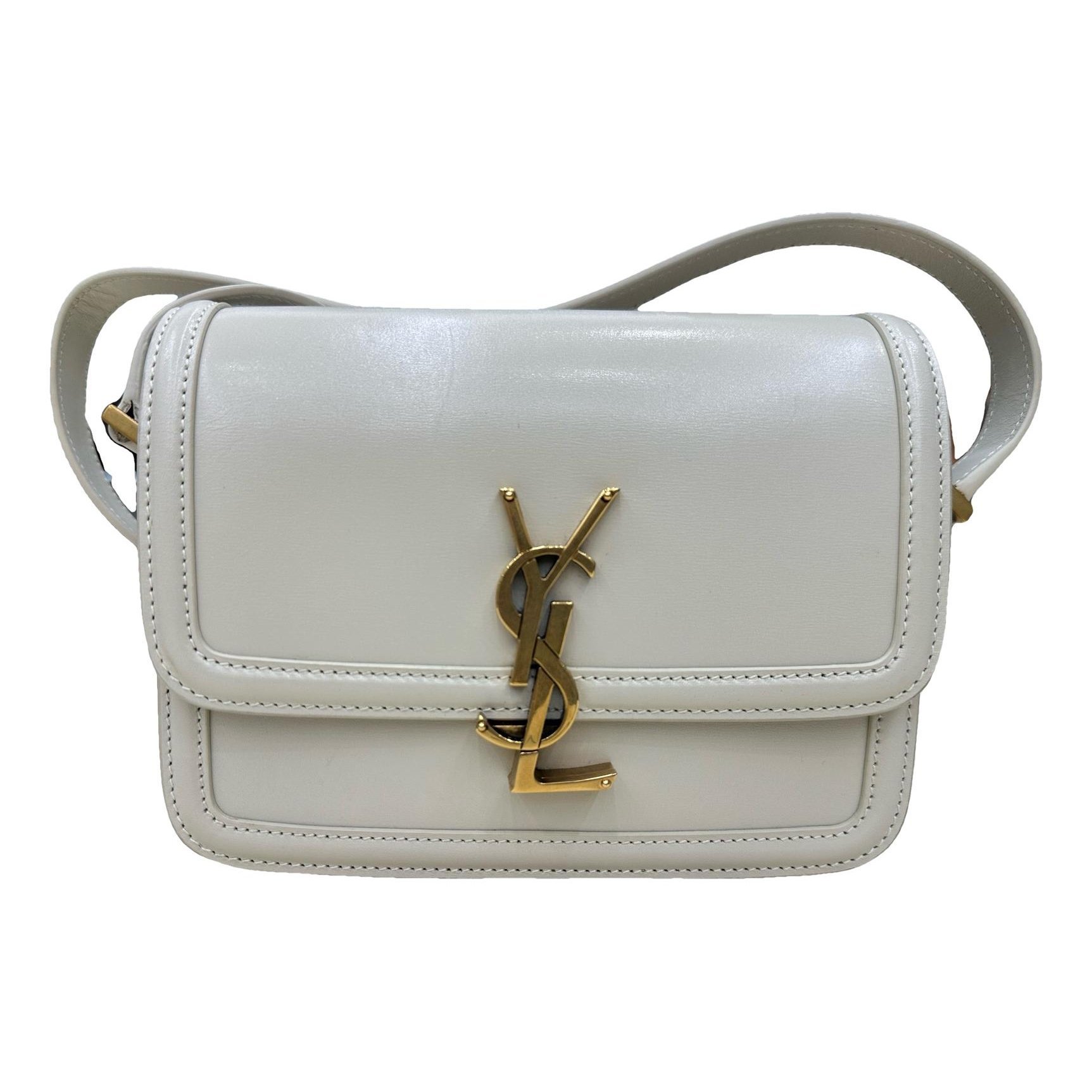 Solférino leather handbag