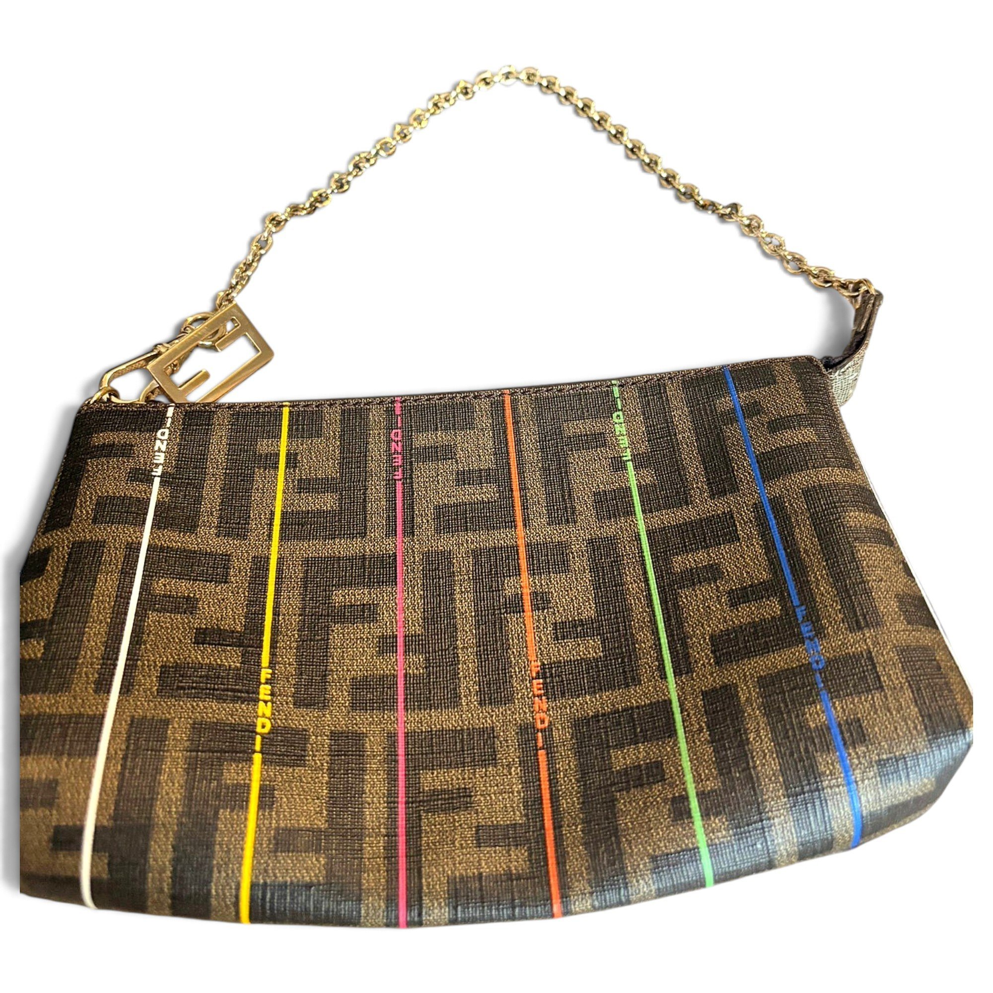 Leather clutch bag