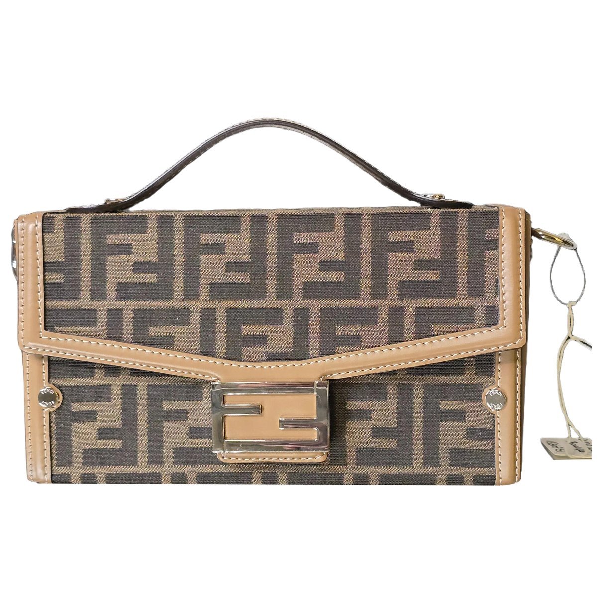 Flip leather crossbody bag