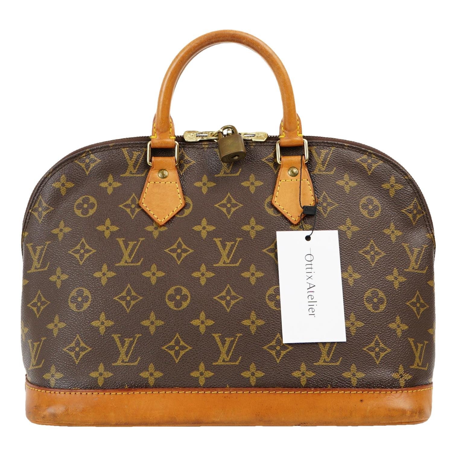 Alma leather handbag