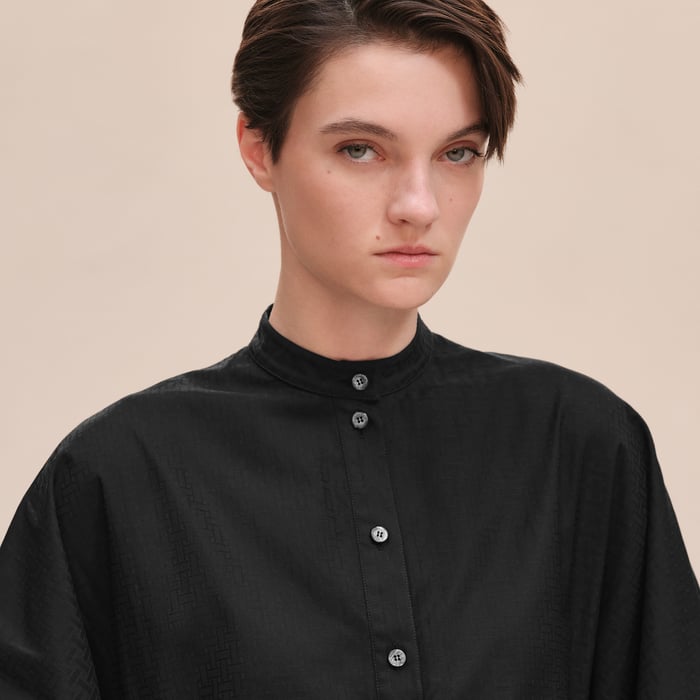 Noir "Mosaique" Prairie Dress