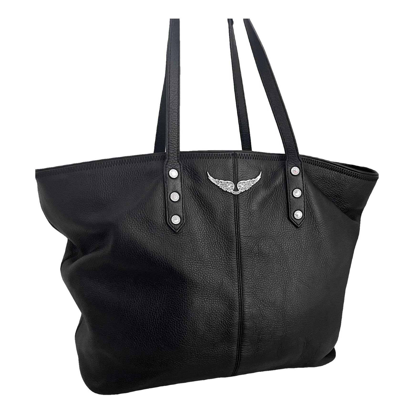 Rock leather crossbody bag