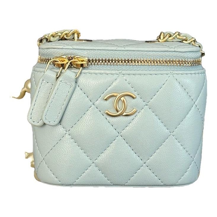 Trendy CC Vanity leather handbag