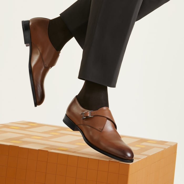 Marron Teck Joris Derby Shoe