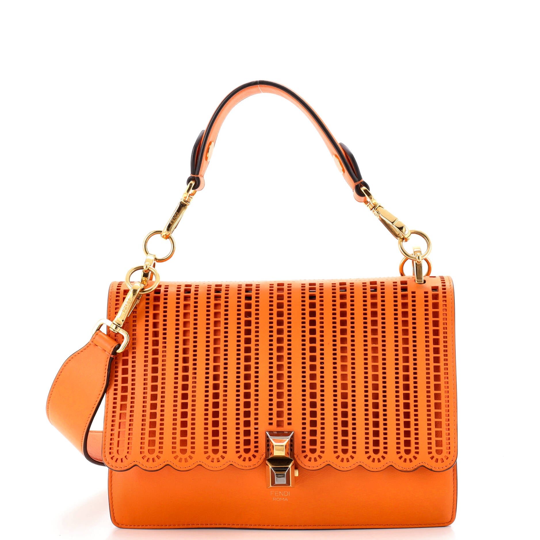 Kan I Bag Laser Cut Leather Small