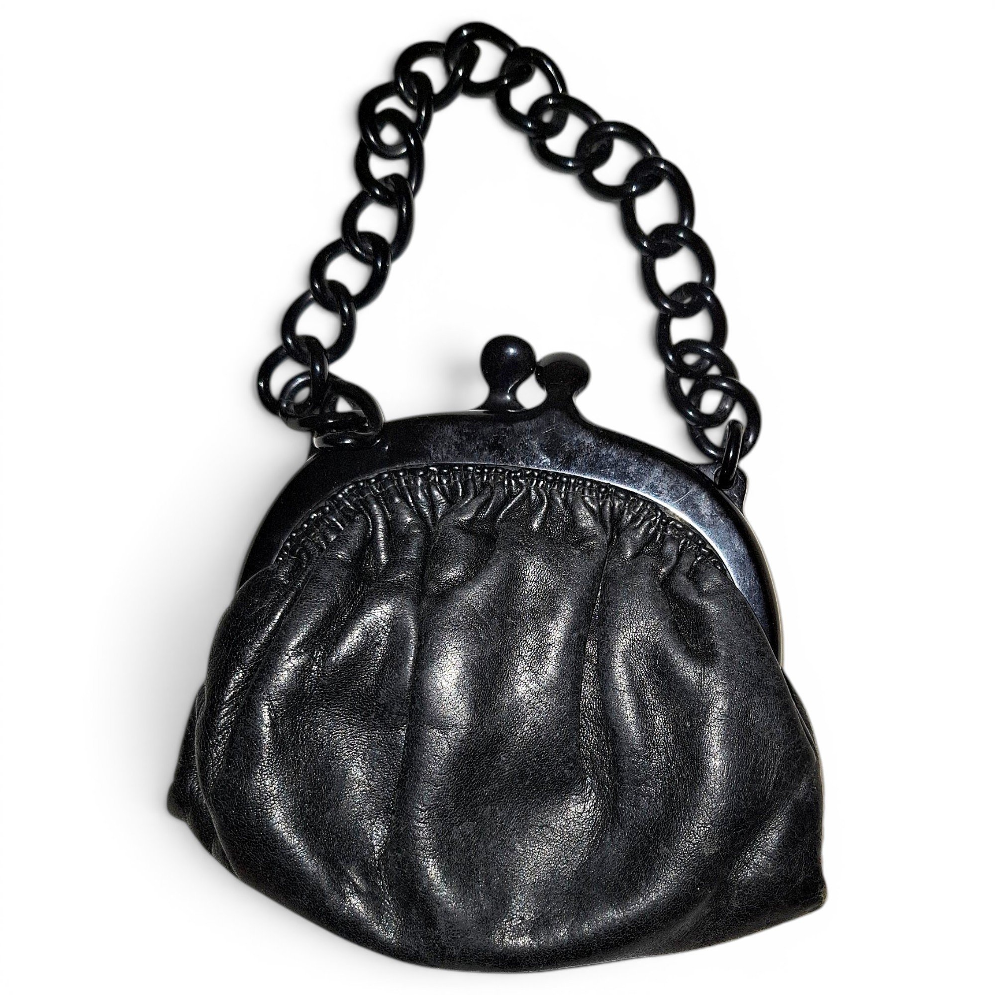 Leather mini bag
