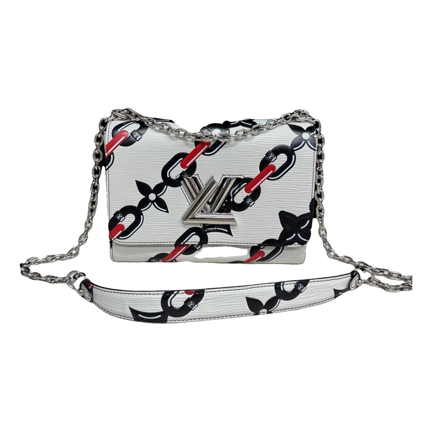 Twist leather crossbody bag