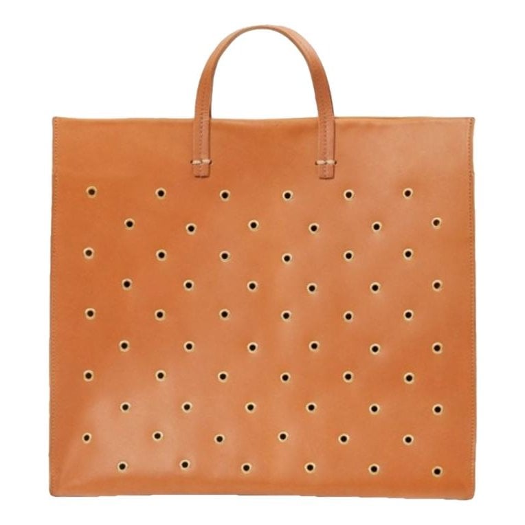 Leather tote