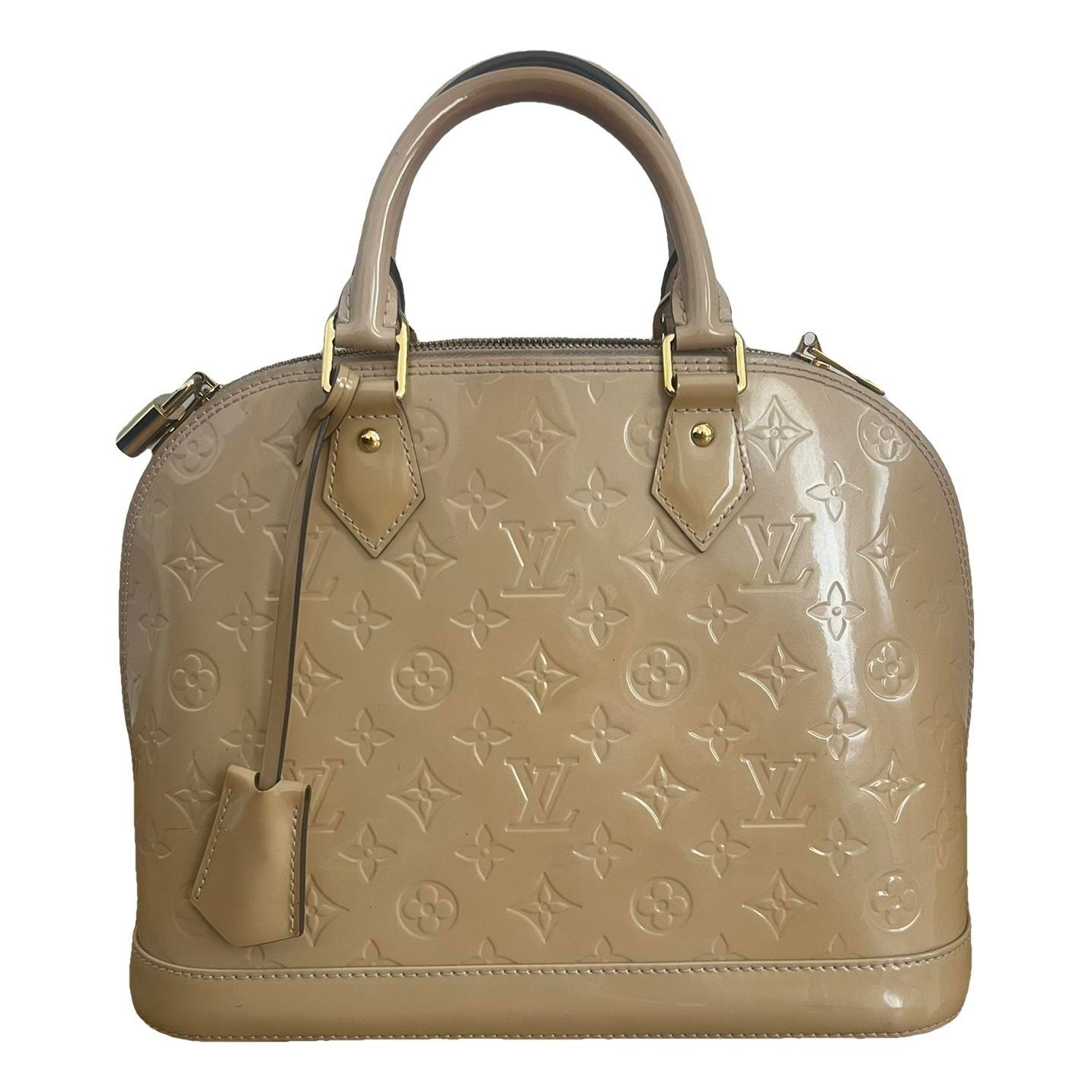 Alma patent leather handbag