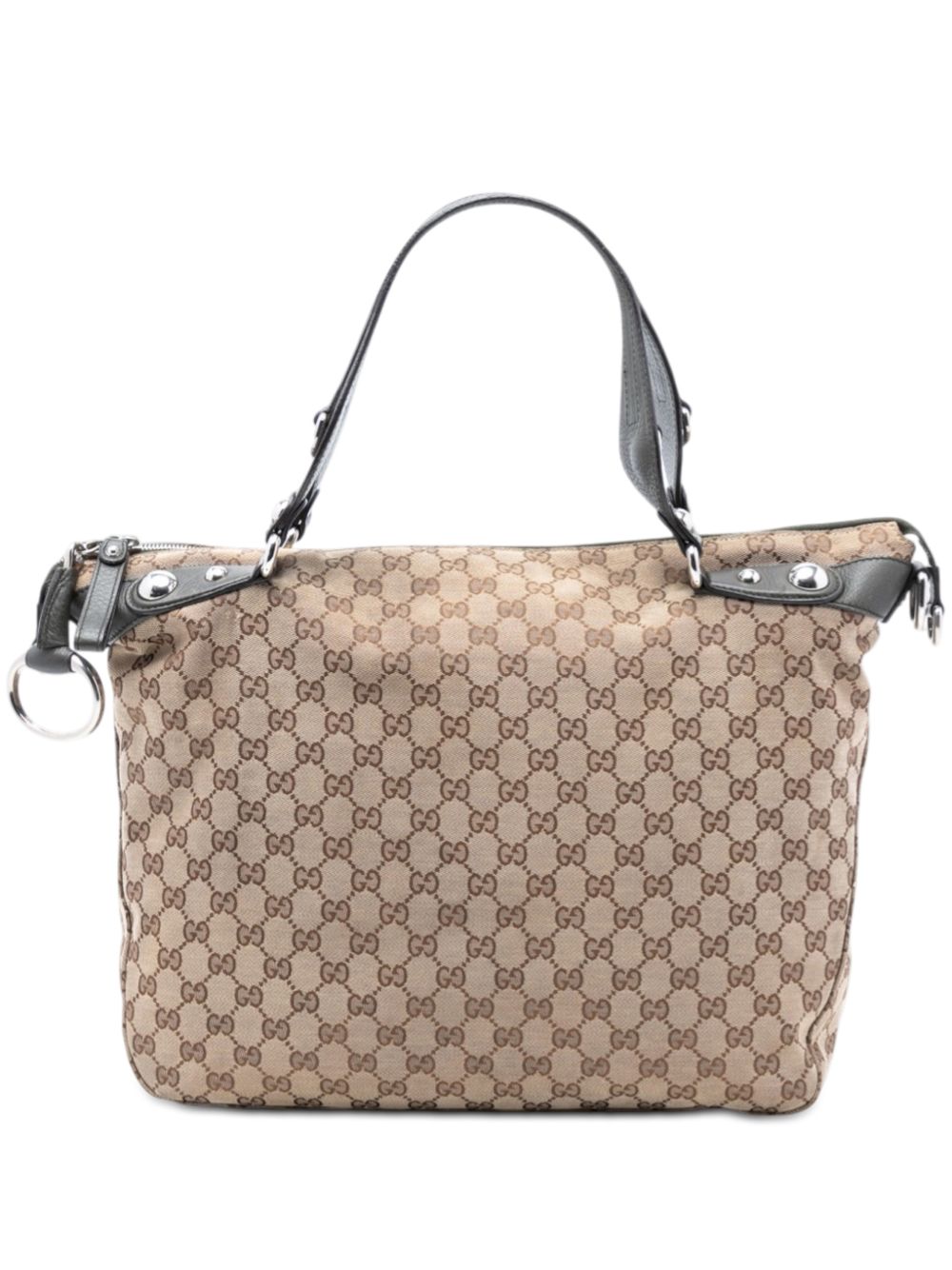 2016-2025 Large GG Canvas Icon Bit satchel