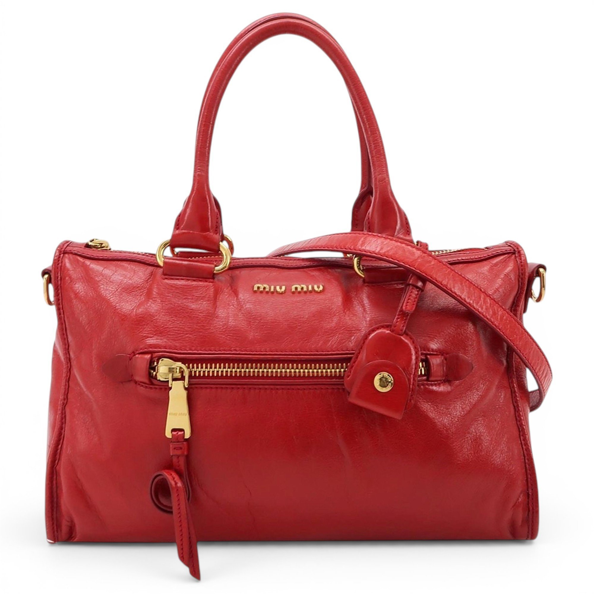 Leather handbag