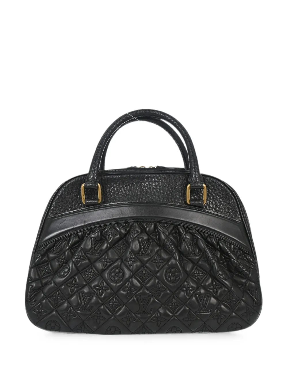 2005 Mitzi Monogram leather tote bag