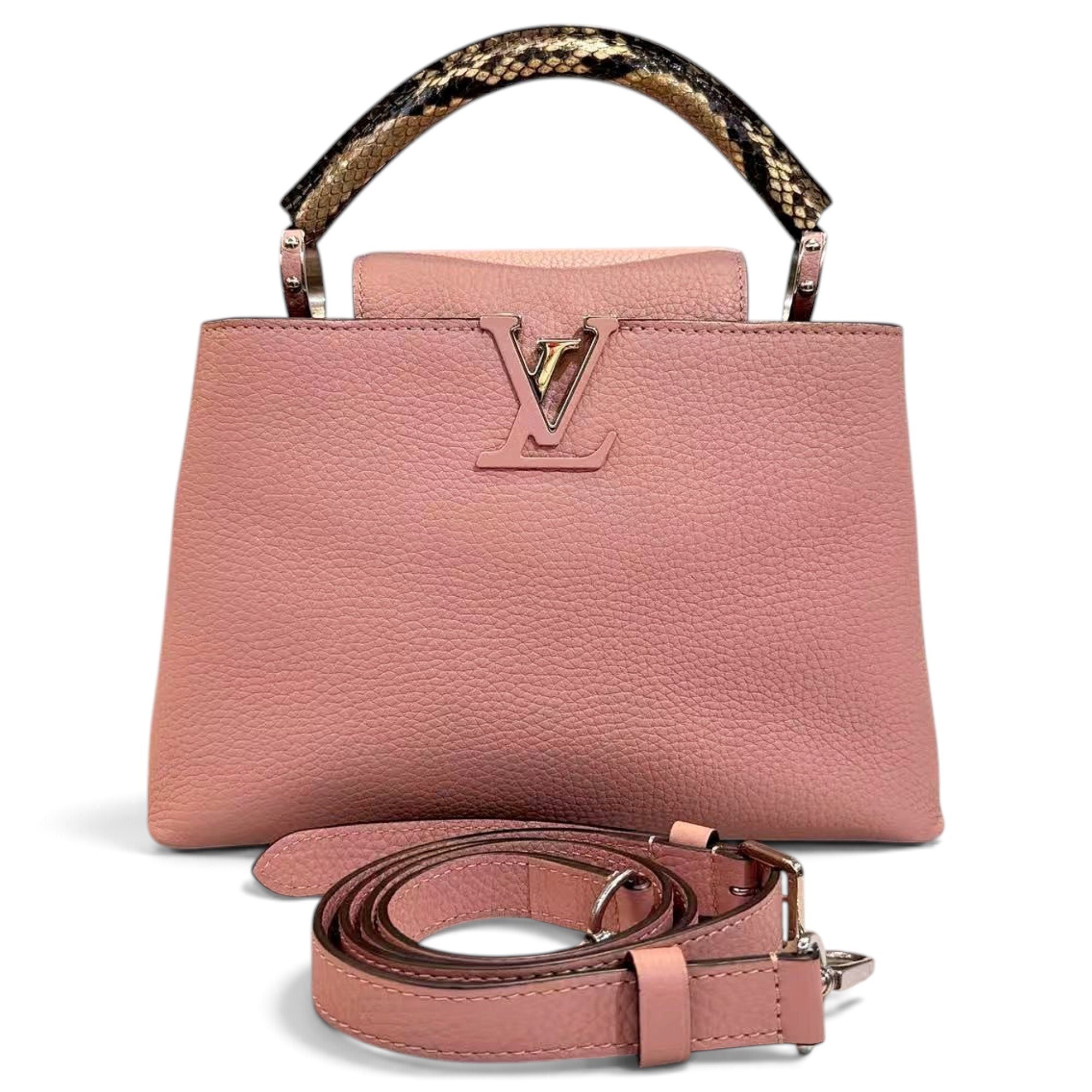 Capucines leather handbag