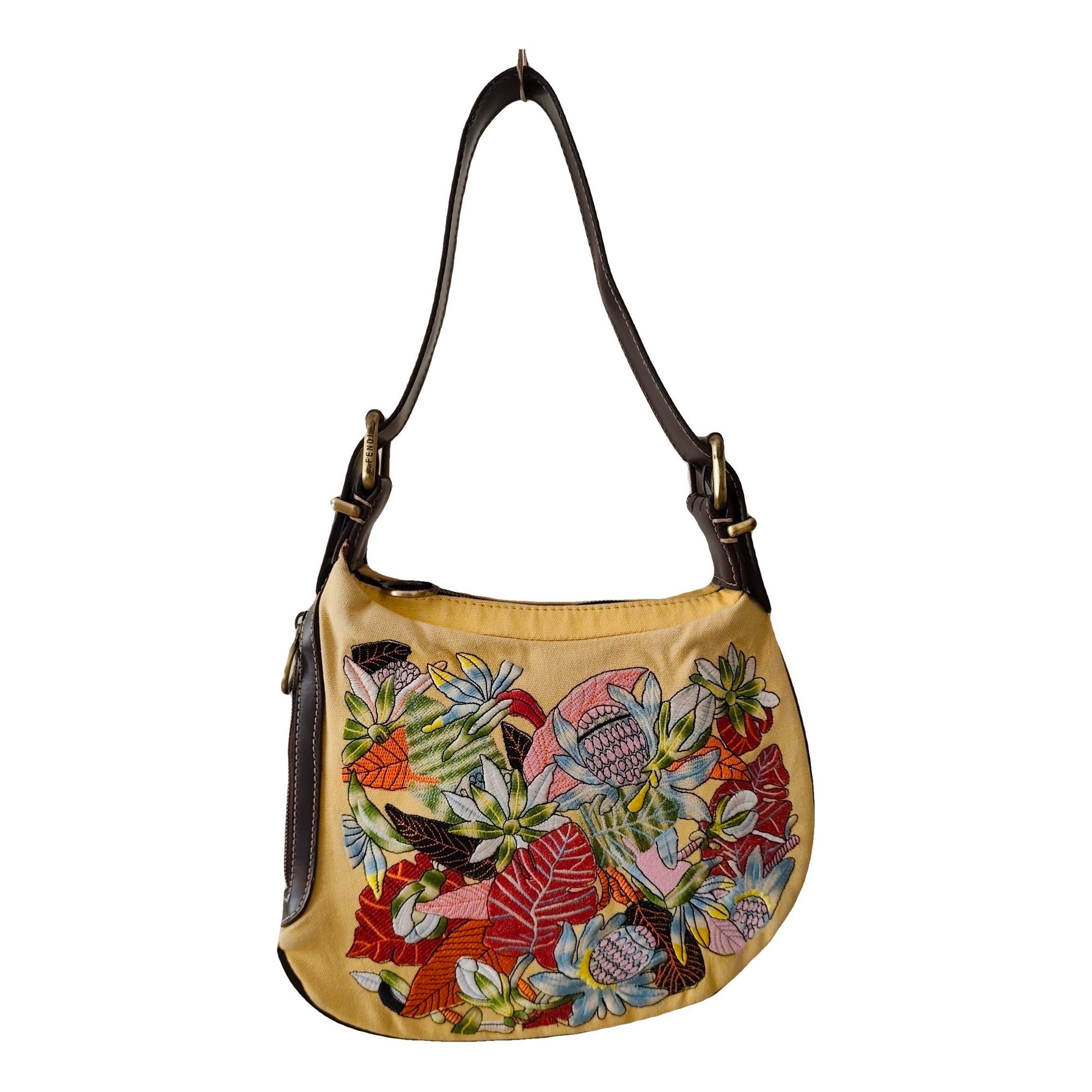 Oyster leather handbag