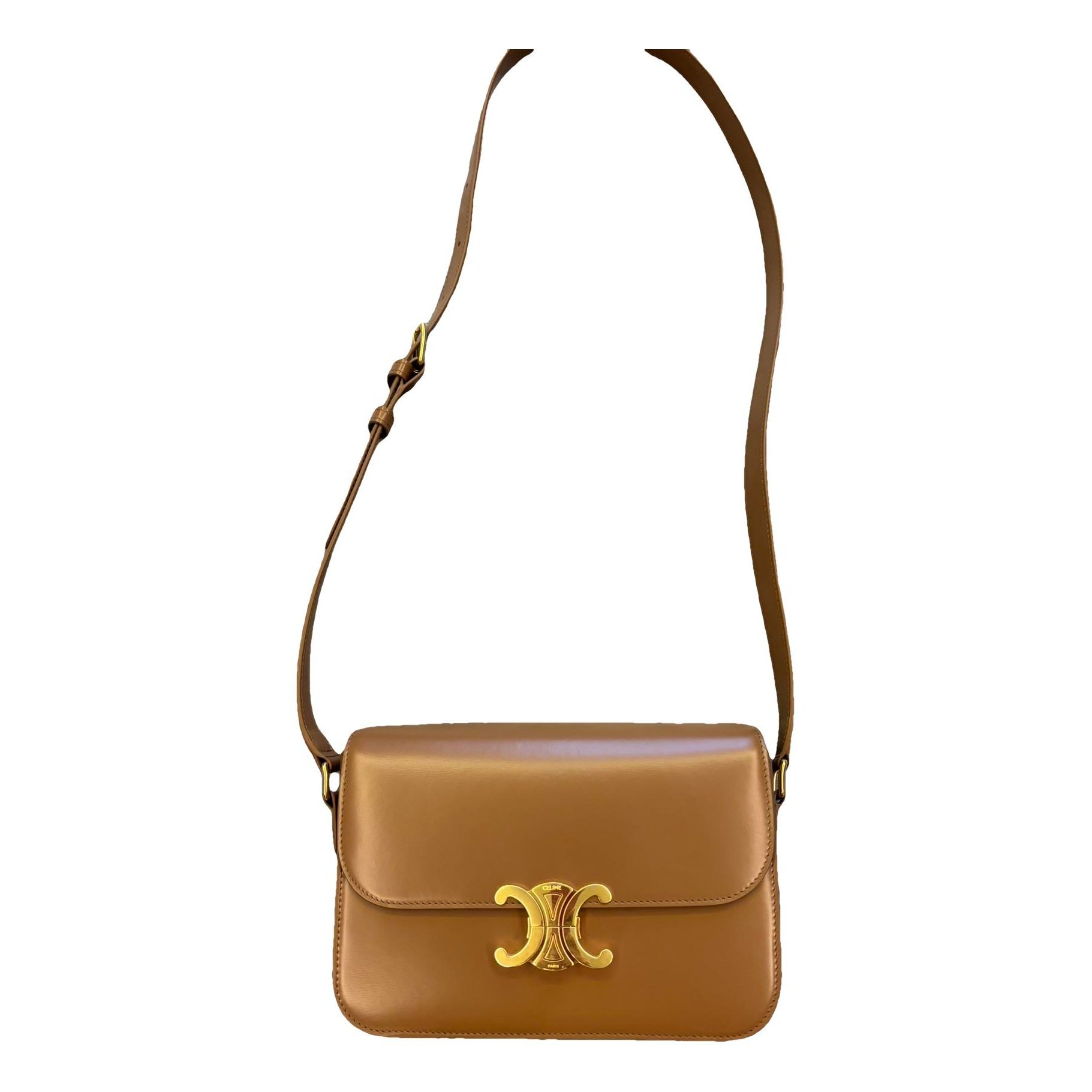 Triomphe leather handbag