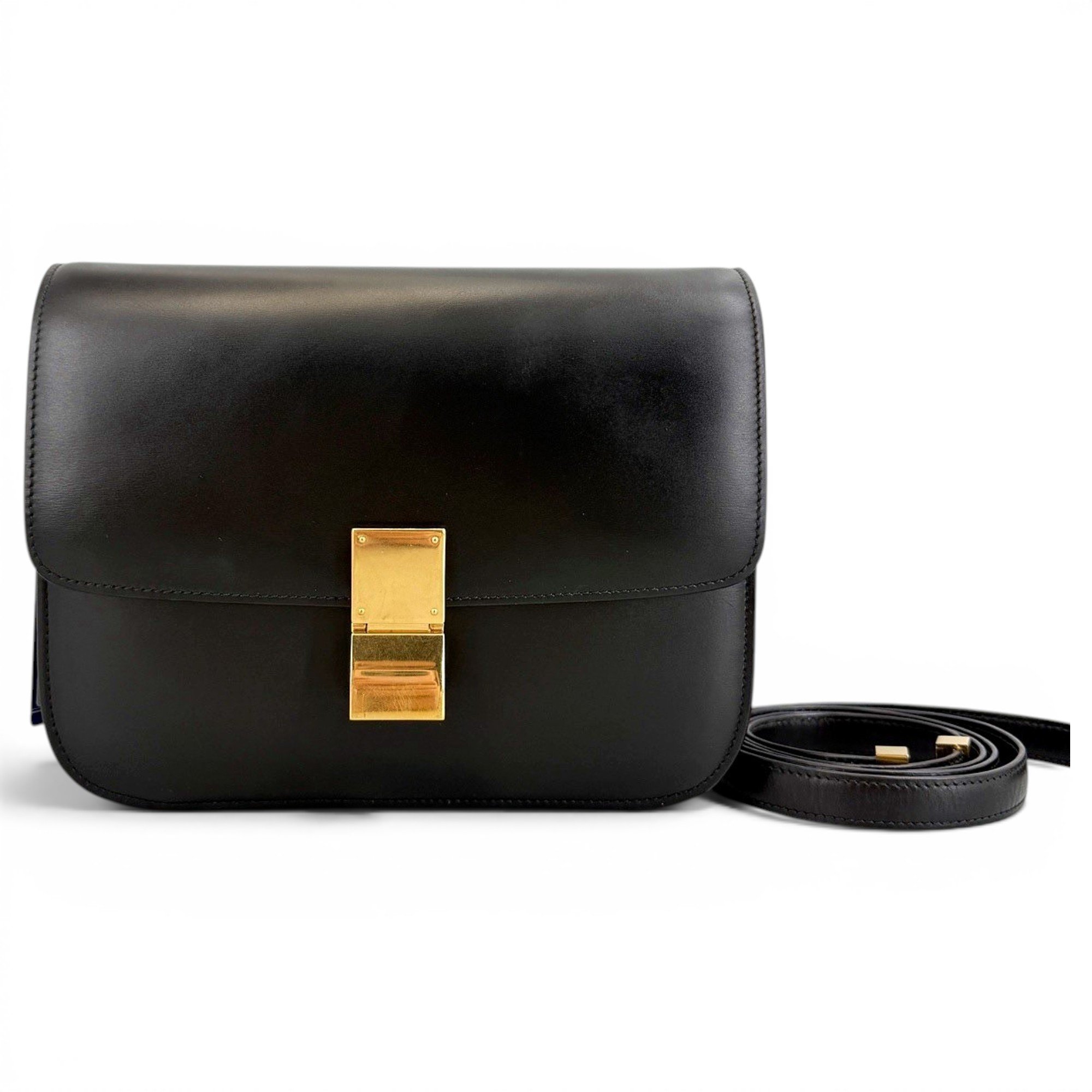 Classic leather handbag